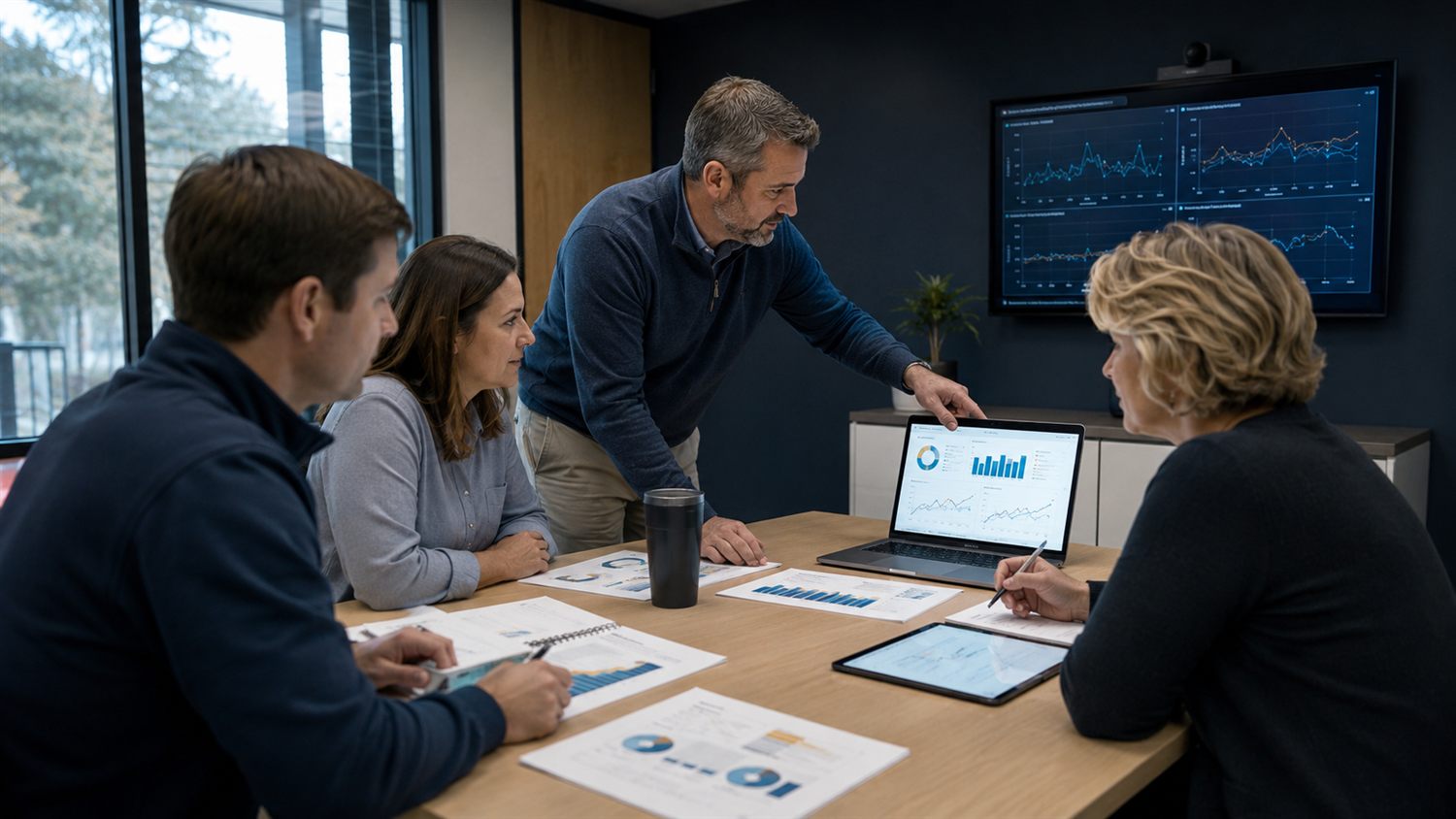 The Senapt team collaborating on smart energy solutions for modern utilities